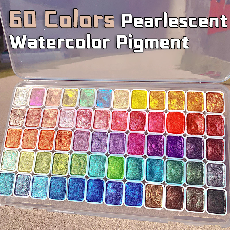 Watercolor Paint Set Solid Pigment - 20/24/60/72 colores pigmento de acuarela de