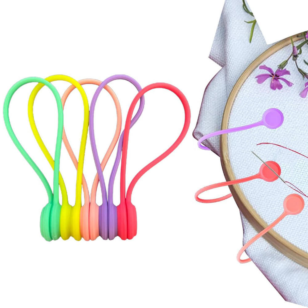 Cotton Embroidery Thread Skeins - 10 Clips Magnéticos para Tela, Sujetadores