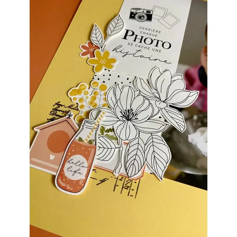 Clear Silicone Stamps For Card Making - Sello de calendario floreciente de silicona