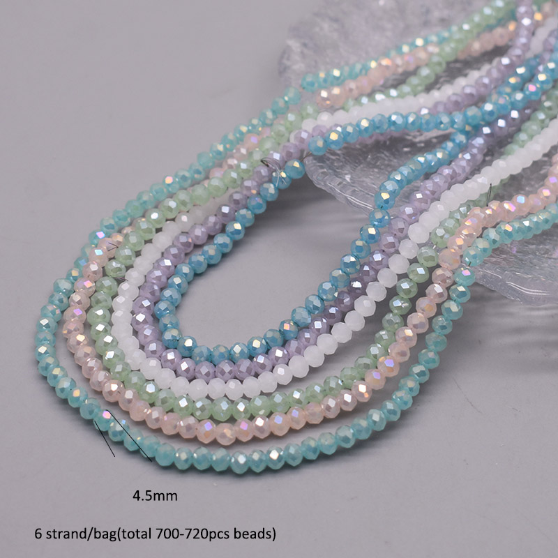 Esquema de colores, 6 hebras/b - Glass Seed Beads 2Mm Jewelry Making reseña y precio