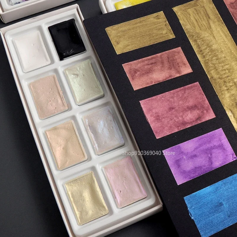 Pigmento de acuarela sólido bl - Watercolor Paint Set Solid Pigment reseña y precio