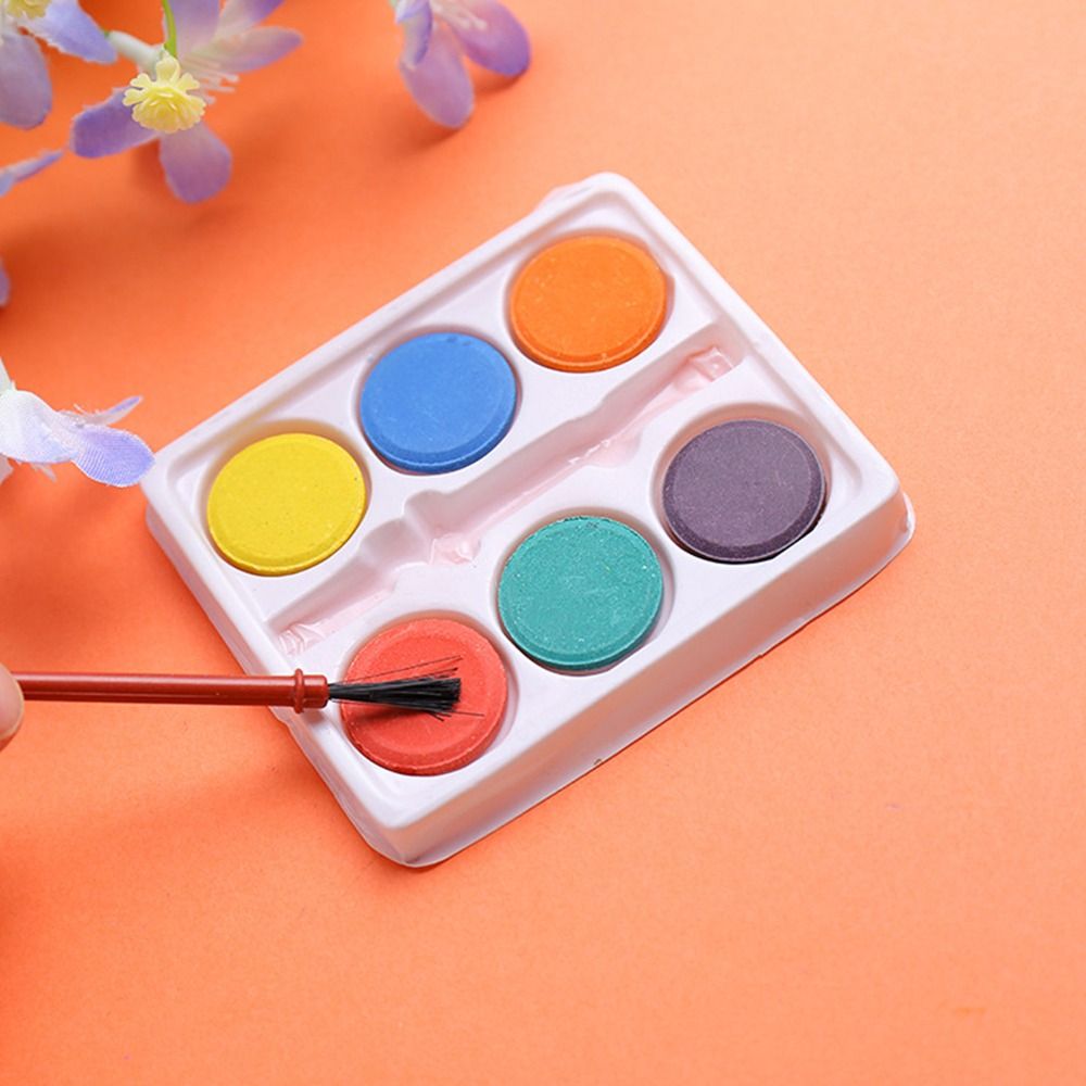 Portátil con pincel de pintura - Watercolor Paint Set Solid Pigment reseña y precio